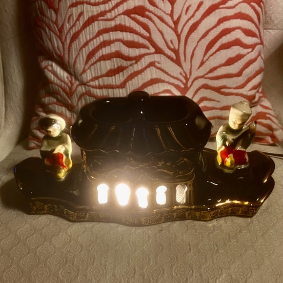 N5-RARE Mid Century Modern Oriental Console/TV Lamp Premco MFG Chicago, IL - Picture 2 of 10